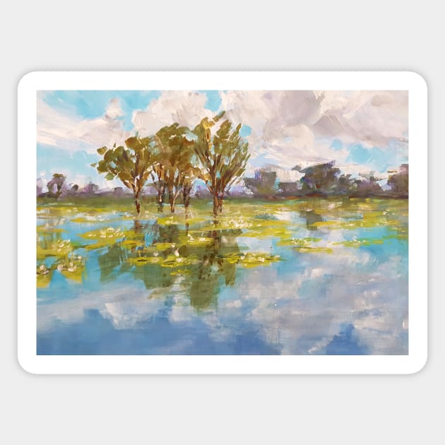 Kakadu reflections Sticker by Terrimad